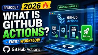 GitHub Actions Tutorial for Beginners 2026 🔥 Episode 1: What is GitHub Actions? + First Workflow