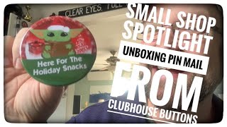 DADventure Disney Small Shop Spotlight - Pin Mail Monday With Clubhouse Buttons