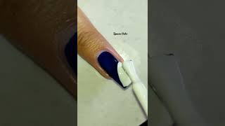 Blue colour nail designs #naildesign #nailart