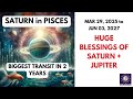 SATURN in PISCES (March 29, 2025 - June 3, 2027) Remedies for all 12 Signs