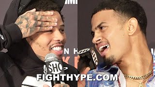 HILARIOUS! GERVONTA DAVIS & ROLLY ROMERO TRADE "DIRTY" INSULTS; CLOWN EACH OTHER FACE TO FACE