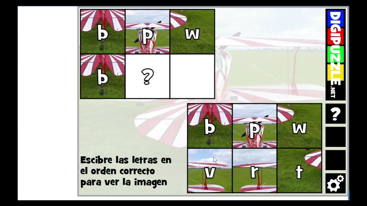 Resuelve El PUZZLE CON LETRAS Del Teclado En Este Juego Gratis Online ...