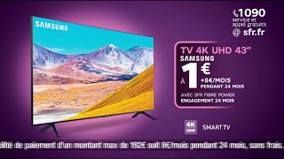 SFR offre BOX + TV Samsung 4K UHD \