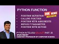 PYTHON IN TELUGU PART -26 | PYTHON FUNTIONS | PYTHON USER DEFINED FUNCTION IN TELUGU |