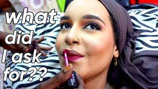 THIS MUA GAVE ME EXACTLY WHAT I ASKED FOR| SUPER CHEAP MAKEUP THAT IS ACTUALLY WORTH IT#saifabeauty