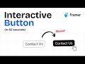 Create An Interactive Button In Framer (Framer Tutorial) | Button Animation in Framer #framer