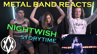 Nightwish - Storytime (Live) REACTION | Metal Band Reacts! *REUPLOADED*