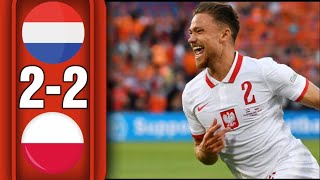 Mecz Holandia vs Polska 2:2 Liga Narodów Skrót Meczu Reprezentacja Polski Komentarz