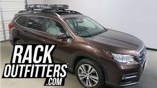 Subaru Ascent with Rhino-Rack XTray Pro Roof Top Cargo Basket with Bike Carriers