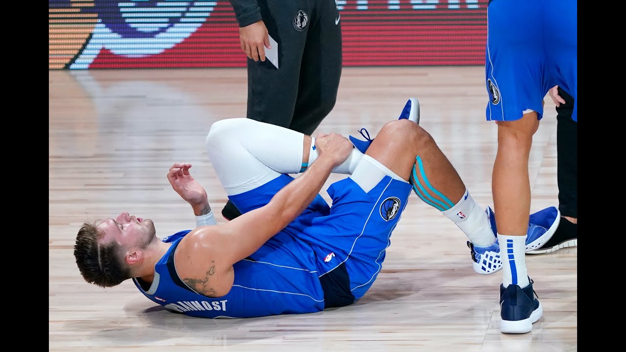 Luka Frustrated After Trying To Return From Sprained Left Ankle In Game ...