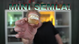 Mini semla naturell på mitt vis en munsbit!