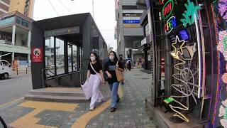 【4k】Riding from Myeongdong Cathedral to Euljiro 4(sa)-ga Station, Seoul Korea 명동성당에서 을지로4가 역까지 따릉이