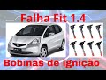 Honda Fit falhando, motor 1.4, sistema 8 bobinas e 8 velas.