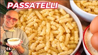 PASSATELLI IN BRODO della tradizione ricetta passatelli