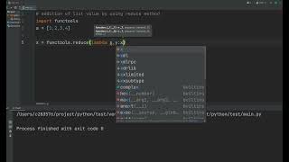 addition of list value in python using reduce method | Python | Tutorial | Interview question