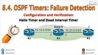 8.4. OSPF Timers: Failure Detection - Hello Timer and Dead Interval Timer Configuration