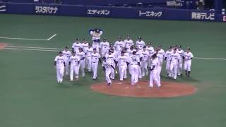 2016年3月5日山本昌引退試合　ドラゴンズナイン胴上げ