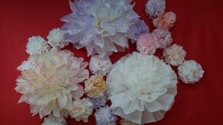 DIY Kawaii Paper Napkin Flower