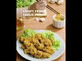 CRISPY FRIED GARLIC PRAWN WITH HONEY MUSTARD #shorts