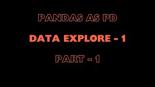 Exploring data with python, pandas, google colab - part 1