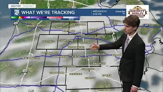 Cooler Tuesday across Mid-Michigan with more cloud cover and shower chances