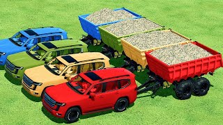 CARS TRANSPORTING TO GARAGE ! FS 22 !! TRANSPORT OF COLORS ! Farming Simulator 22