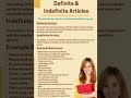 english definite u0026 indefinite articles 128