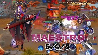 Onmyoji Arena - Maestro | I’m finally trying him out! First Time! | Gameplay \u0026 Build | Season 10