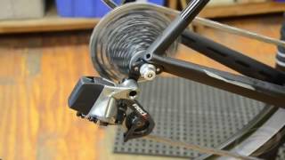 SRAM Red eTap Wireless Shifting In The Workstand