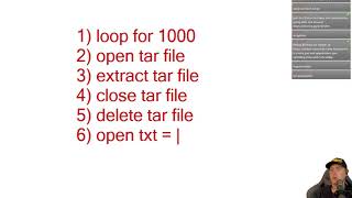 picoCTF - like1000 - unzip 1000 tar files with python