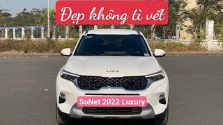 Kia Sonet 2022 Luxury - 1 Chủ mua mới từ đầu odo 1v4km - Xe còn như mới, zin đẹp