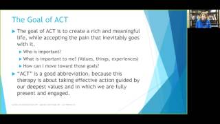 Acceptance and Commitment Therapy (ACT) Skills