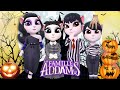 🎃 MY TALKING ANGELA 2 | The Addams Family | Halloween Party | New Update | Cosplay Makeover 🖤👻