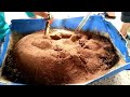 this is practical demonstration of urea molasses block preparation through showing video.