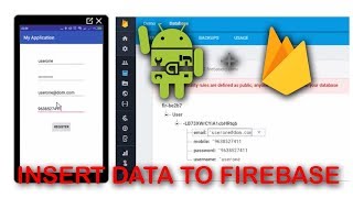 Android Firebase Tutorial | Insert into database
