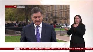 BBC News at One intro and close 15.11.18