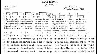 SAAT INDAH - Cipt. P. Yustin Genohon, SVD - Lagu Komuni Chords - Chordify