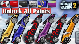 Hill Climb Racing 2 How to unlock all Paints of SUPERCAR Shortvideo