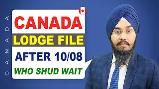 CANADA LODGE FILE AFTER 10/08 WHO SHUD WAIT | STUDY VISA UPDATES 2023 | USA CANADA UK