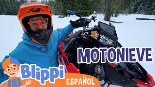 Blippi explora una motonieve❄️❄️| Blippi Español | Videos educativos para niños | Aprende y Juega