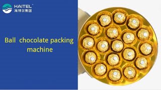 🍫✨ Revolutionizing Chocolate Packaging: Introducing Our Ball Chocolate Packing Machine! 🍬🌐