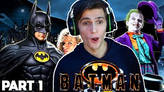 Watching *BATMAN* (1989) for the First Time!!! - Part 1 - (Batman Movie Reaction)