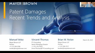 Patent Damages: Recent Trends and Analysis