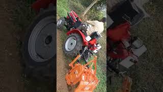 Best 4WD Mini Tractor of India. VST SHAKTI VT 180 HS. High Speed.18 HP. With Mini Rotavator.