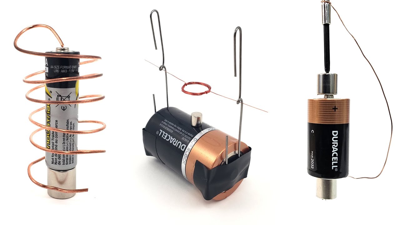 3 Simple Diy Motor Experiments Youtube