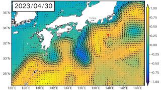 2023年5月31日までの黒潮「長期」予測