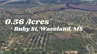 0.56 Mobile Home Lot In Waveland Mississippi.