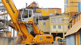 SENNEBOGEN - sand- and gravel handling: Material Handler 835 Mobile, Kitzingen (Germany)