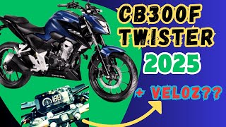 O QUE MUDOU NA NOVA CB TWISTER 300F 2025 VEJA!!! #motos #cb300