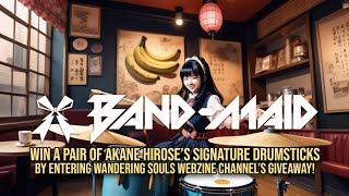 RE: Band-Maid drumsticks Giveaway